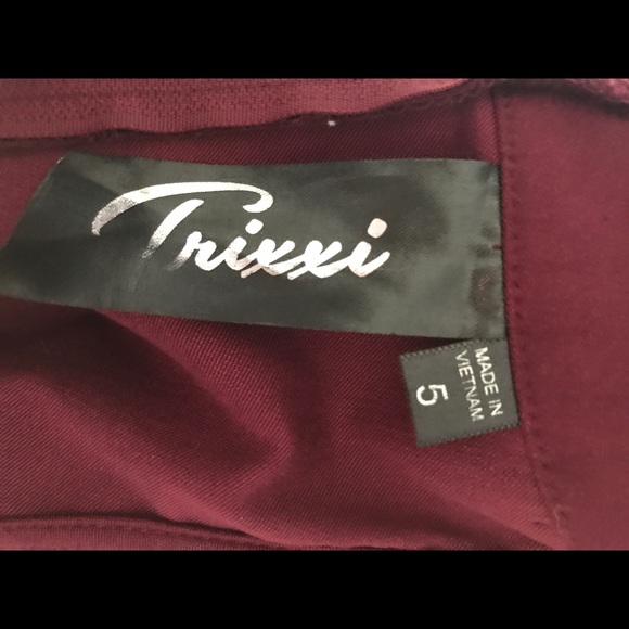 Burgundy dress - Picture 3 of 3